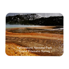 GROSSARTIGER PRISMATISCHER FRÜHLING IN YELLOWSTONE MAGNET