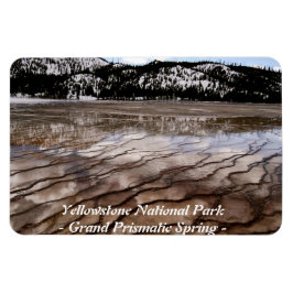 GROSSARTIGER PRISMATISCHER FRÜHLING IN YELLOWSTONE MAGNET