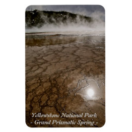 GROSSARTIGER PRISMATISCHER FRÜHLING IN YELLOWSTONE MAGNET