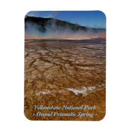 GROSSARTIGER PRISMATISCHER FRÜHLING IN YELLOWSTONE MAGNET