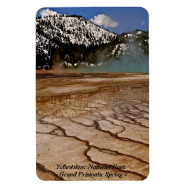 GROSSARTIGER PRISMATISCHER FRÜHLING IN YELLOWSTONE MAGNET