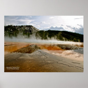 GROSSARTIGER PRISMATISCHER FRÜHLING IN YELLOWSTONE POSTER