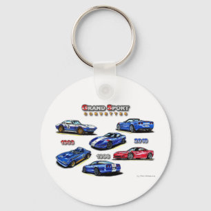 Großartiger Sport Korvetten 1963, 1996, 2010 Schlüsselanhänger