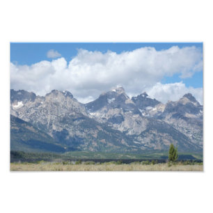 Großartiger Teton Nationalpark Fotodruck
