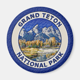 Großartiger Teton Nationalpark Magnet