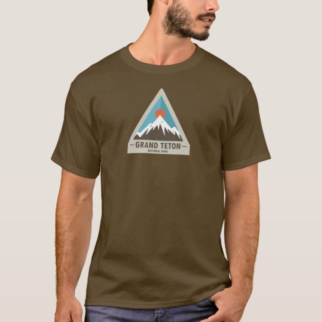 Großartiger Teton Nationalpark T-Shirt (Vorderseite)