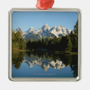 Großartiger Teton Nationalpark, Teton Strecke, Silbernes Ornament