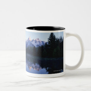 Großartiger Teton Nationalpark, Teton Strecke, Zweifarbige Tasse