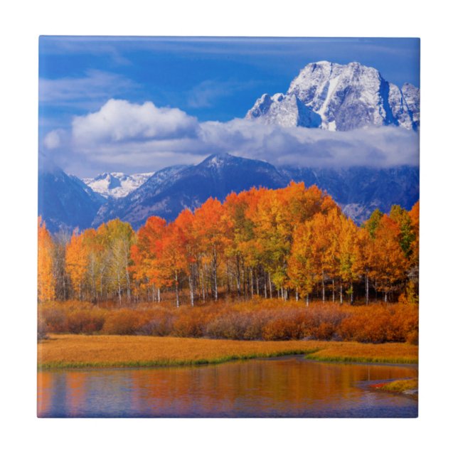 Großartiger Teton Nationalpark | Wyoming Fliese (Vorderseite)