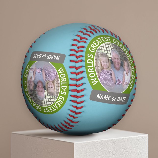 Großartiger Vater Großoper-Vorlage für benutzerdef Baseball (Custom Photo Baseball)