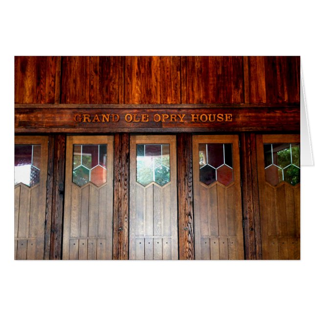 Großartiges altes Opry Haus (Vorderseite (Horizontal))