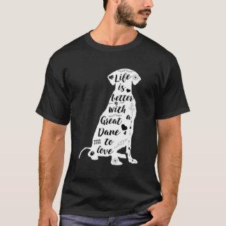Großartiges Dane-Shirt-Design für große Dane-Hunde T-Shirt