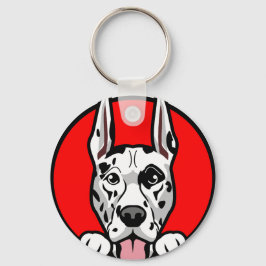 Großartiges Design für Dog-Gesichtsausdruck - Nied Schlüsselanhänger