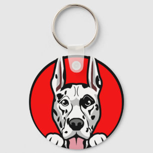 Großartiges Design für Dog-Gesichtsausdruck - Nied Schlüsselanhänger