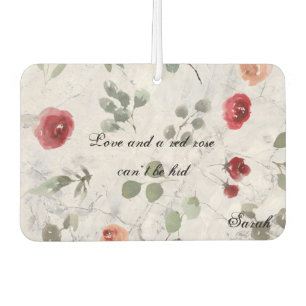 Großartiges Elegant Marble Rote Rose Case-Mate iPh Autolufterfrischer