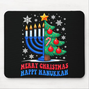 Großartiges frohes Chrismukkah Fröhliche Weihnacht Mousepad