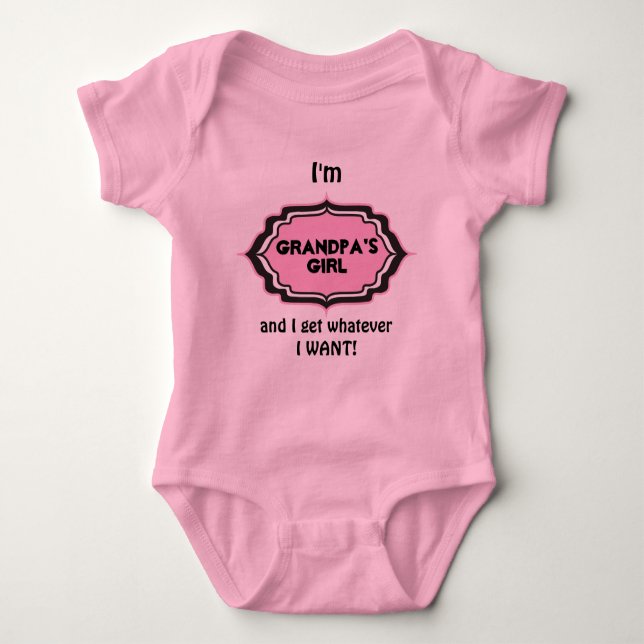 Großartiges Girl-Shirt Baby Strampler (Vorderseite)