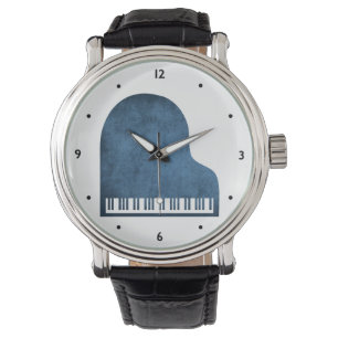 Großartiges Klavier-Blues Armbanduhr