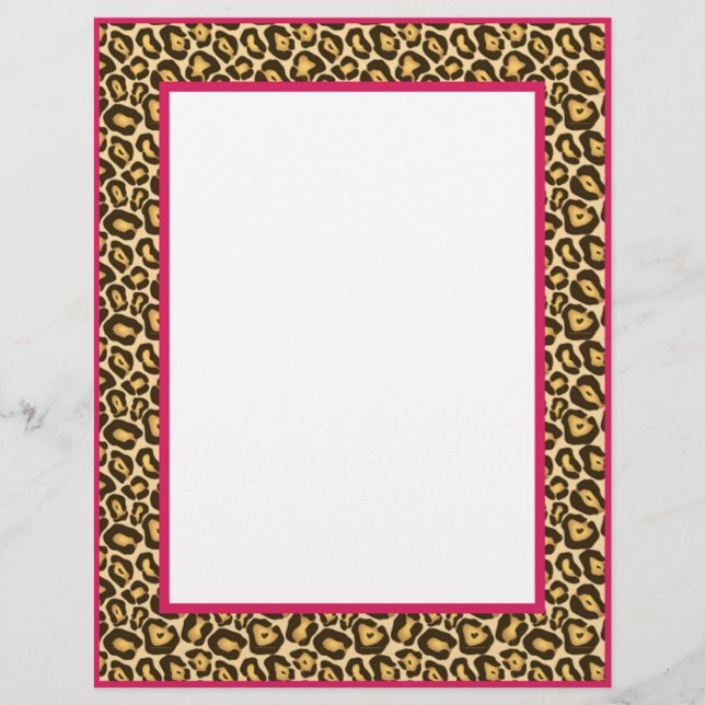 Großartiges Leopard Druckschieber - Rosa (Vorderseite)