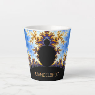 Großartiges Mandelbrot-Fraktal Milchtasse
