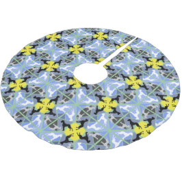 großartiges Muster Polyester Weihnachtsbaumdecke