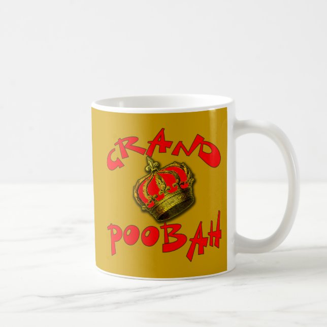 Großartiges Poobah mit Kronen-Produkten Kaffeetasse (Rechts)