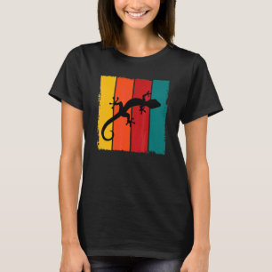 Großartiges Retro-Kostüm Leopardgecko Reptil Echse T-Shirt