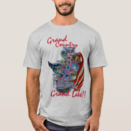 Großartiges See O.K. Kartent-stück T-Shirt