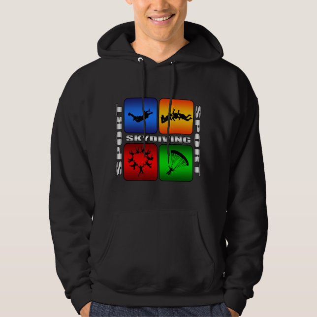 Großartiges Skydiving Hoodie (Vorderseite)