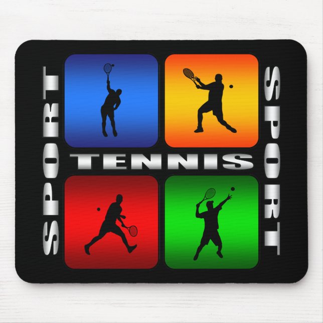 Großartiges Tennis (Mann) Mousepad (Vorne)