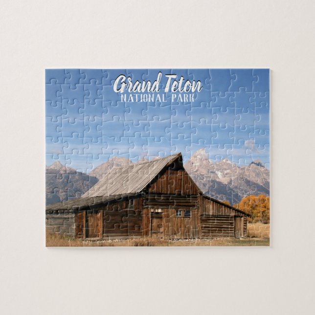 Großartiges Teton Nationalpark-Puzzlespiel (Horizontal)