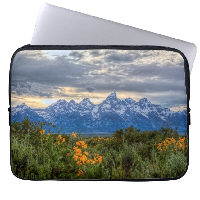 Großartiges Tetons Laptopschutzhülle (Vorderseite)