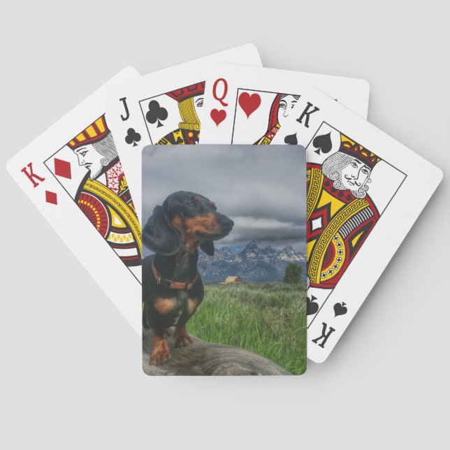 Großartiges Tetons Spielkarten (Rückseite)
