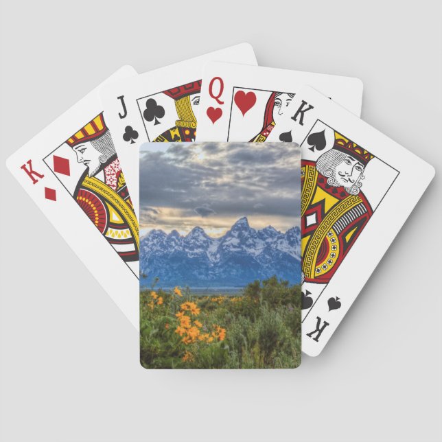 Großartiges Tetons Spielkarten (Rückseite)