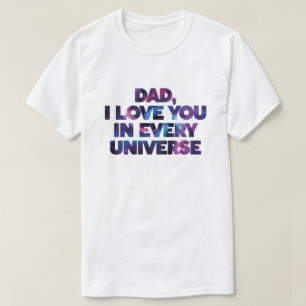 Großartiges Textdesign Papa ich liebe dich in jede T-Shirt