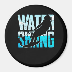 Großartiges Wasserski - Geschenk Wasserski Wasser Magnet