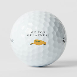 'Großartigkeit anstreben' Selbstvertrauen Ehrgeiz  Golfball