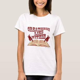 Großartigkeit liegt in der Fun Reading Slogan T-Shirt