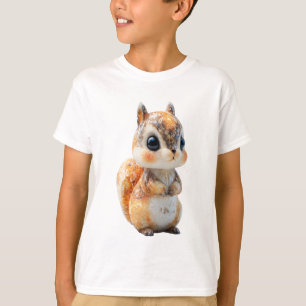 Großäugiger Waldtier-Freund für Kinder T-Shirt