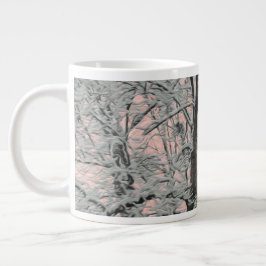 Großbaum im Schnee Jumbo-Tasse