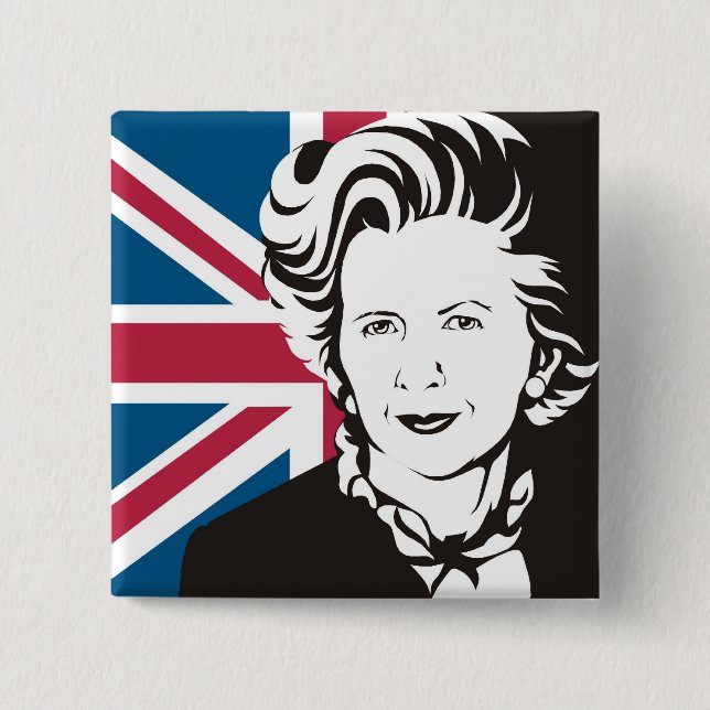 Großbritannien beklagt Margaret Thatcher, Englands Button (Vorderseite)