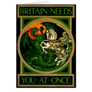 Großbritannien benötigt Sie sofort, WWI britisches