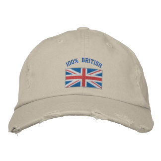 Großbritannien bestickt bestickte baseballkappe