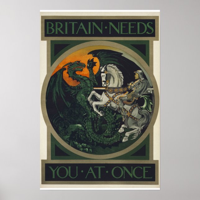 Großbritannien braucht dich sofort auf dem Poster (Vorne)