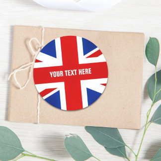 Großbritannien Britische Flagge (UK) Runder Aufkleber