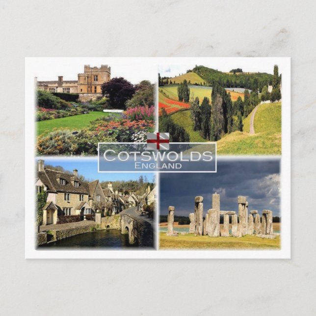 Großbritannien - England - Cotswolds - Postkarte (Vorderseite)