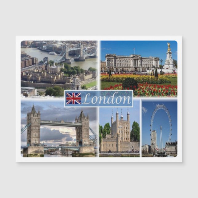 Großbritannien - England - London - Magnetkarte (Vorderseite)