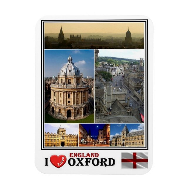 Großbritannien - England - Oxford - Magnet (Vertikal)