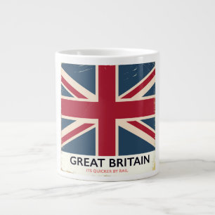 Großbritannien "Es ist schneller mit der Bahn" Vin Jumbo-Tasse