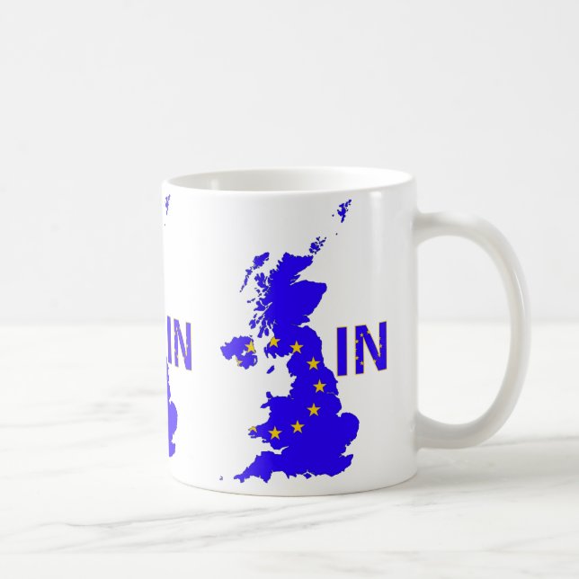 Großbritannien - EU-Mitgliedschaftreferendum 2016 Kaffeetasse (Rechts)